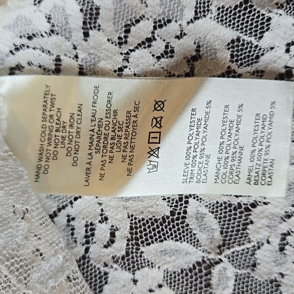 Anthropologie Wide Sleeve Sheer Lace Top - Picture 9 of 9